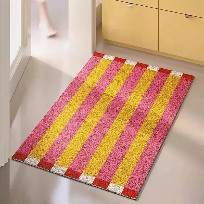 Stripe Doormat - Durable Indoor/Outdoor Entry Mat for Home, Office, and Porch - Non-Slip, Easy to Clean, Weather Resistant