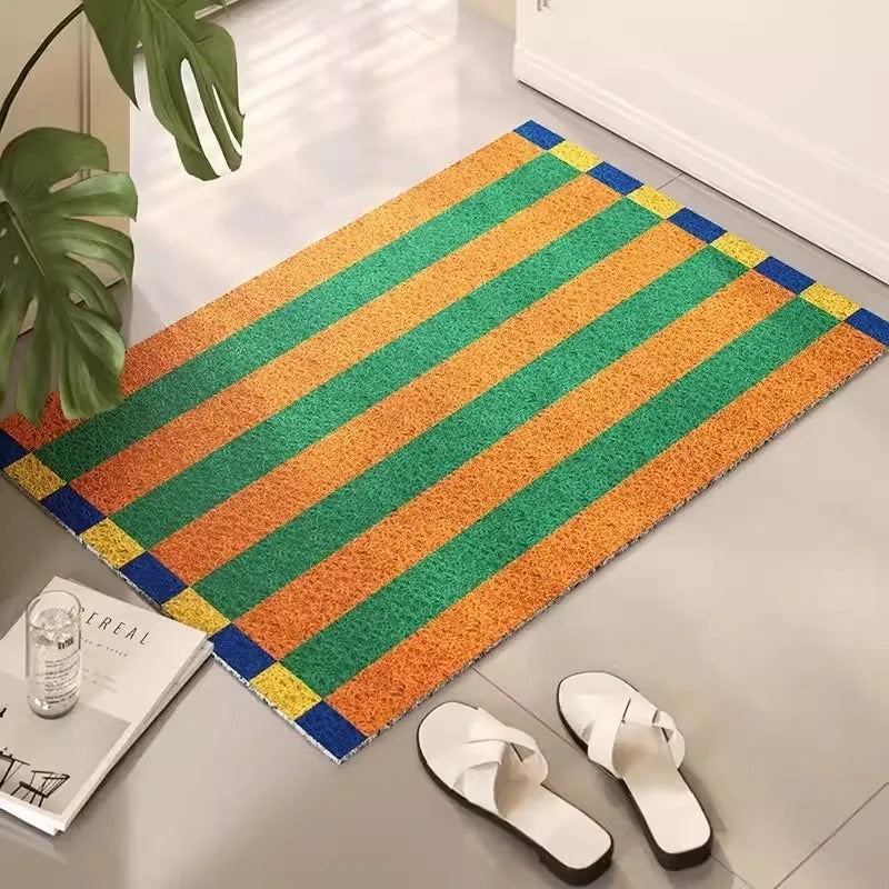 Stripe Doormat - Durable Indoor/Outdoor Entry Mat for Home, Office, and Porch - Non-Slip, Easy to Clean, Weather Resistant