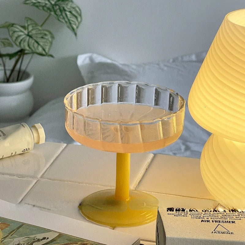 Set of 4 Clear Glass Goblets - Elegant Drinkware for Wine, Cocktails, and Special Occasions