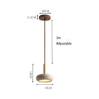 LED Wabi Sabi Japanese Ceiling Light - Retro Stone Fixture for Modern Home Decor & Ambient Lighting