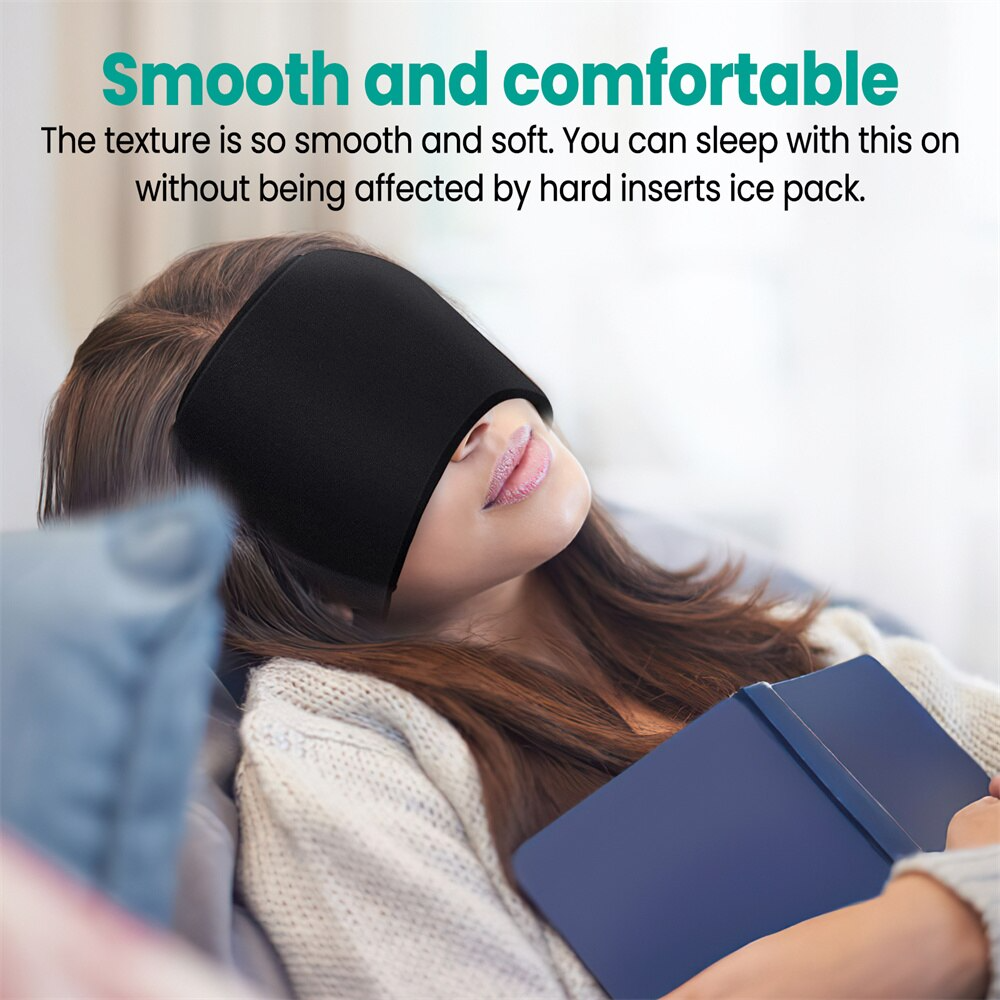 Migraine Relief Headband | Hot/Cold Therapy, Medical-Grade Gel & Comfortable Fit for Home, Work & Travel