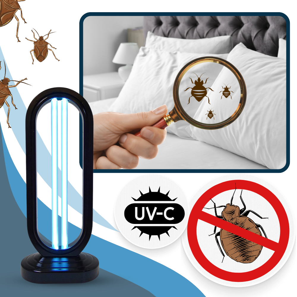 Multi-Surface UV Disinfectant Bulb | Kills Bed Bugs, Germs & Freshens Air for Home Sanitization