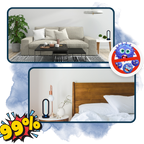 Multi-Surface UV Disinfectant Bulb | Kills Bed Bugs, Germs & Freshens Air for Home Sanitization