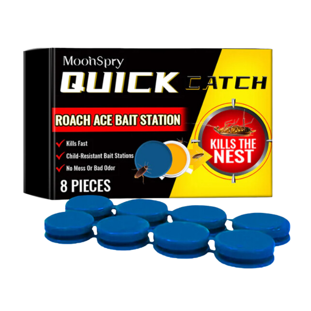 Odorless Cockroach Traps | Slow-Acting, Hands-Free Gel Bait for Effective Pest Control in Homes and Kitchens