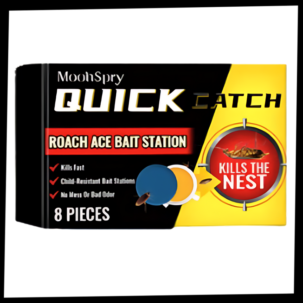 Odorless Cockroach Traps | Slow-Acting, Hands-Free Gel Bait for Effective Pest Control in Homes and Kitchens