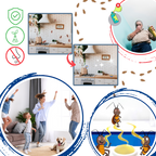 Odorless Cockroach Traps | Slow-Acting, Hands-Free Gel Bait for Effective Pest Control in Homes and Kitchens