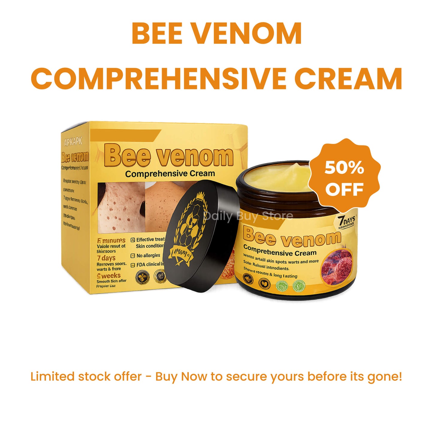 Bee Venom Comprehensive Cream | Anti-Aging, Firming & Hydrating for All Skin Types