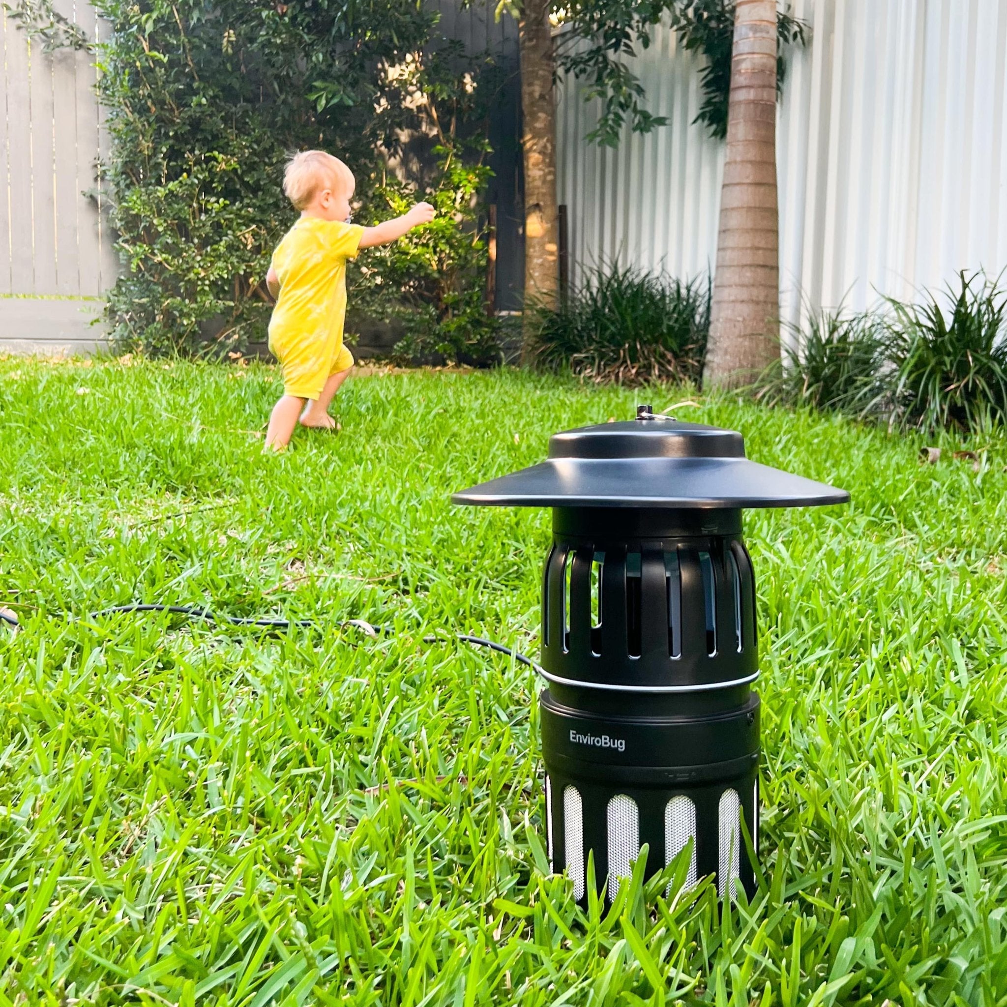 Heavy Duty Outdoor Mosquito Trap | Weatherproof, Low Voltage & Safe for Families and Pets