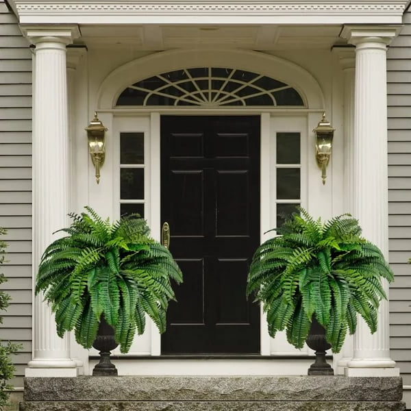 UV Resistant Artificial Boston Fern | Lifelike, Waterproof & Perfect for Indoor/Outdoor Décor
