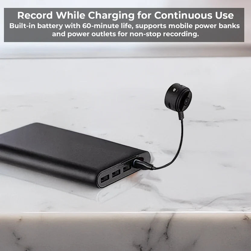 Wireless Waterproof Reverse Camera | 360° Rotatable Mount, Motion Detection & Ideal for Motorhomes, Trucks, and Trailers