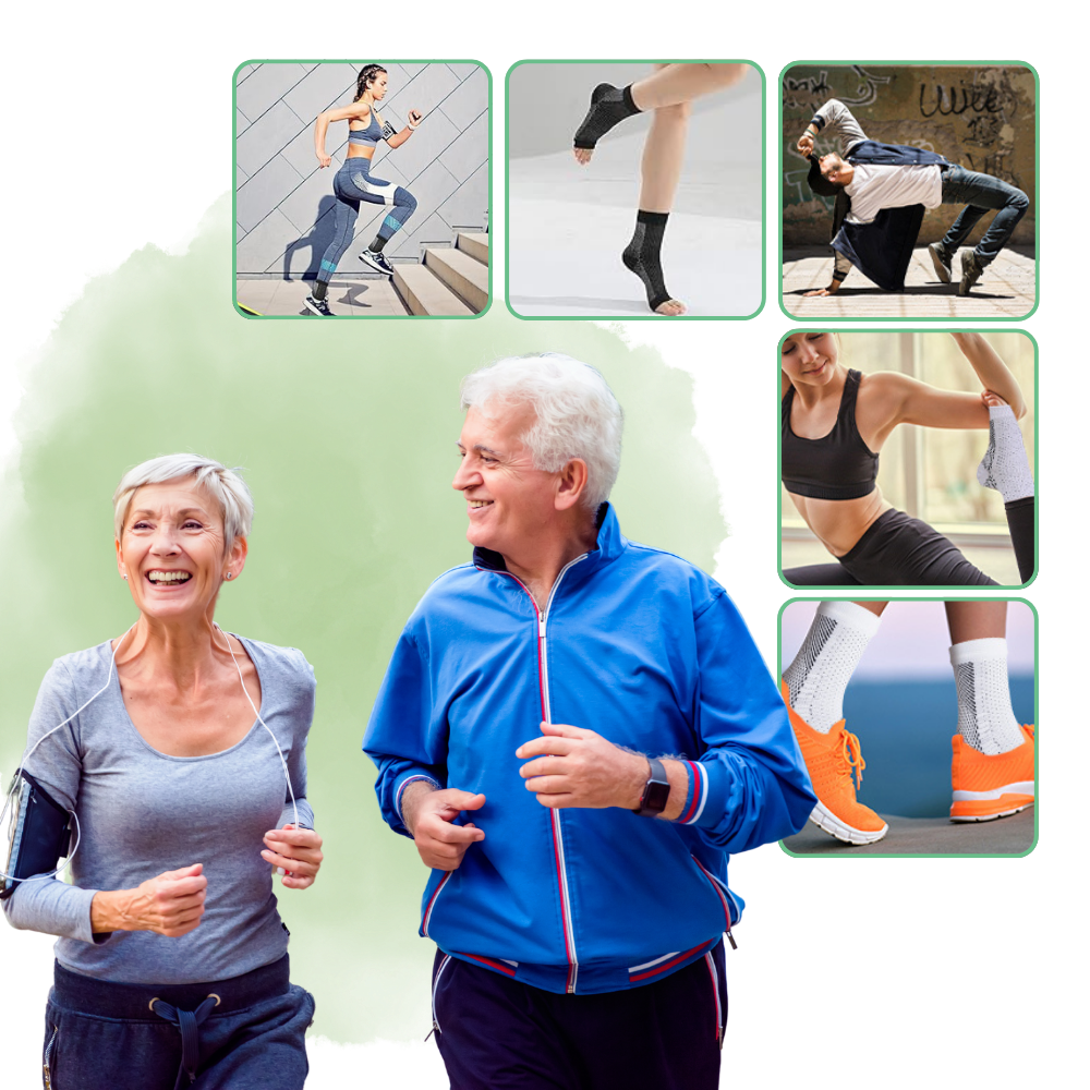 Pain Relief Neuropathy Socks | Ergonomic Support, Open Toe & Non-Slip Design for Enhanced Comfort and Stability