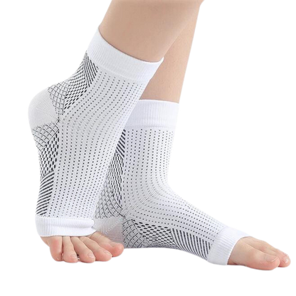 Pain Relief Neuropathy Socks -White - Ozerty