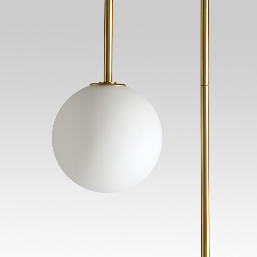 LED Globe Pendant Light Fixture - Modern Minimalist Design for Kitchen Island & Dining Room Lighting