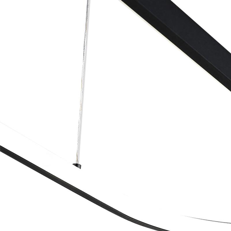 LED Oval Hanging Light Fixture - Modern Minimalist Design for Dining Room & Kitchen Lighting