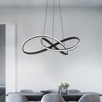 LED Pendant Light with Modern Twist Design for Dining Room & Kitchen Lighting