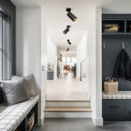 LED Adjustable Track Spot Light - 1-Light 350-Degree Rotatable Fixture for Home Lighting & Accent Illumination