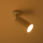 LED Adjustable Track Spot Light - 1-Light 350-Degree Rotatable Fixture for Home Lighting & Accent Illumination