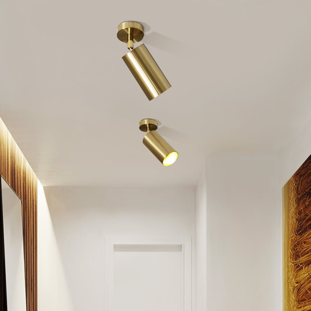 LED Adjustable Track Spot Light - 1-Light 350-Degree Rotatable Fixture for Home Lighting & Accent Illumination