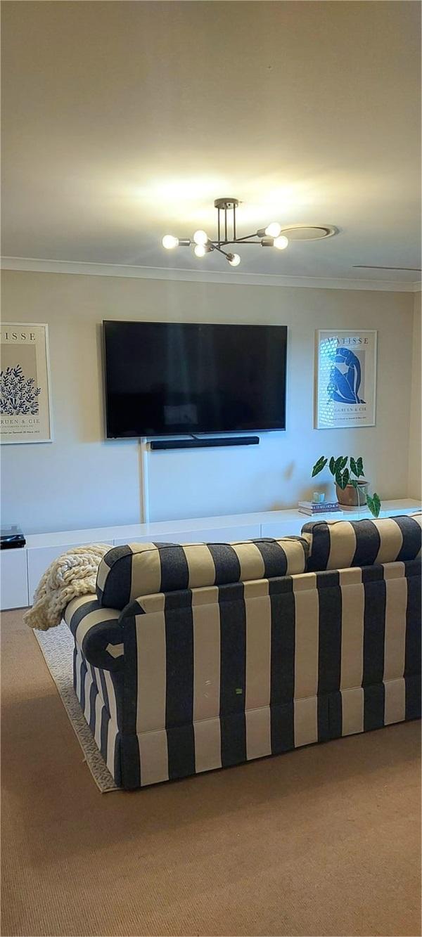 6-Light Linear Sputnik Semi Flush Mount Ceiling Light Fixture for Modern Living Rooms & Entryways