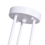 6-Light Linear Sputnik Semi Flush Mount Ceiling Light Fixture for Modern Living Rooms & Entryways