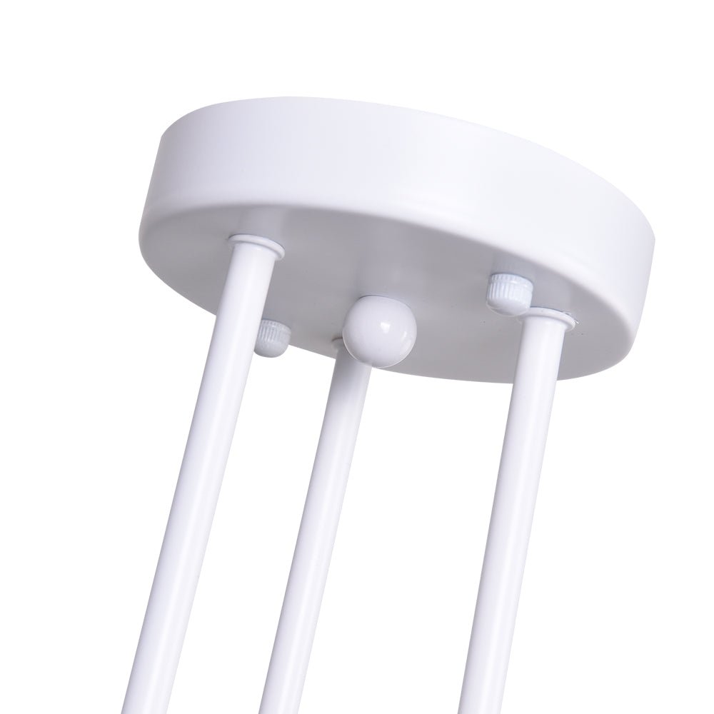 6-Light Linear Sputnik Semi Flush Mount Ceiling Light Fixture for Modern Living Rooms & Entryways