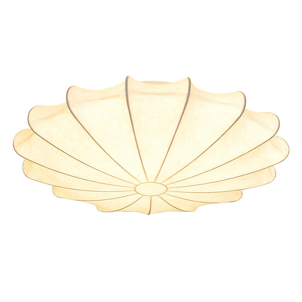 Geometric Flower Silk Ceiling Light Fixture - Modern Design for Living Room & Bedroom Lighting