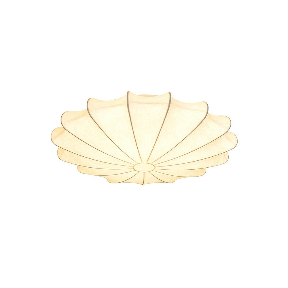 Geometric Flower Silk Ceiling Light Fixture - Modern Design for Living Room & Bedroom Lighting