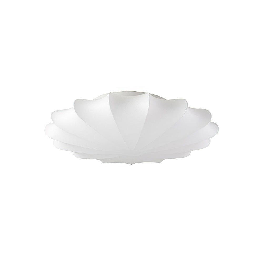 Geometric Flower Silk Ceiling Light Fixture - Modern Design for Living Room & Bedroom Lighting
