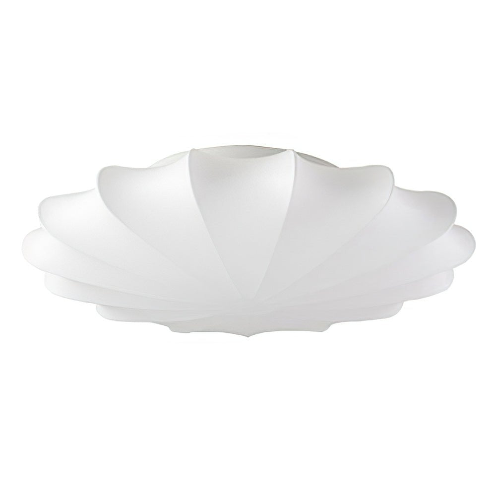 Geometric Flower Silk Ceiling Light Fixture - Modern Design for Living Room & Bedroom Lighting