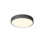 LED Flush Mount Ceiling Light - Dimmable Round Resin Fixture for Living Room & Bedroom Lighting