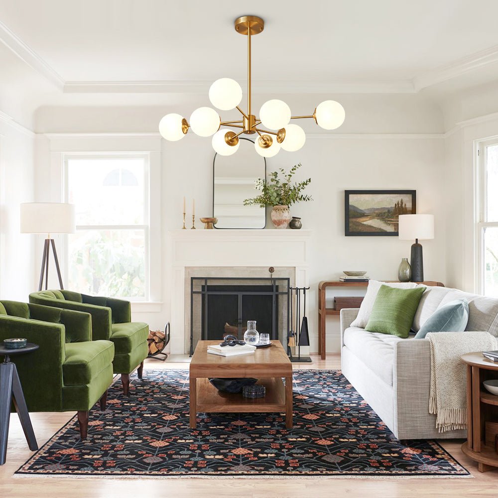 Mid-Century Modern Bubble Sputnik Chandelier Light Fixture for Living Room & Dining Room