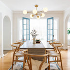 Mid-Century Modern Bubble Sputnik Chandelier Light Fixture for Living Room & Dining Room