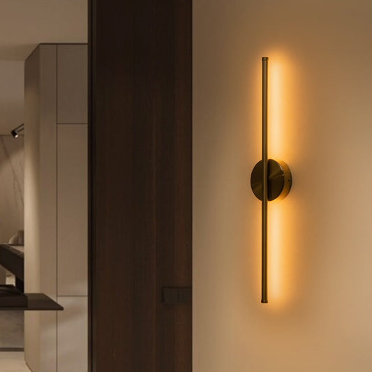 LED Linear Wall Light - Modern Minimalist Strip Design for Living Room, Hallway & Bedroom Lighting