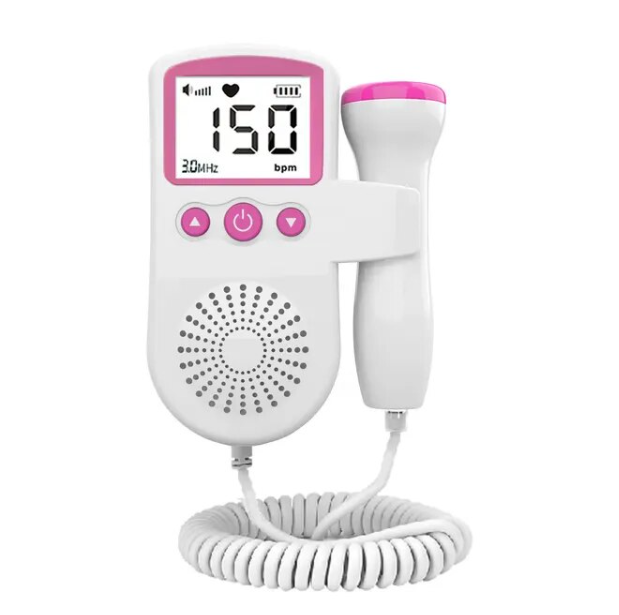 Fetal Doppler Heartbeat Monitor - Hear Your Baby’s Heartbeat Anytime – Safe & Easy-to-Use Monitor