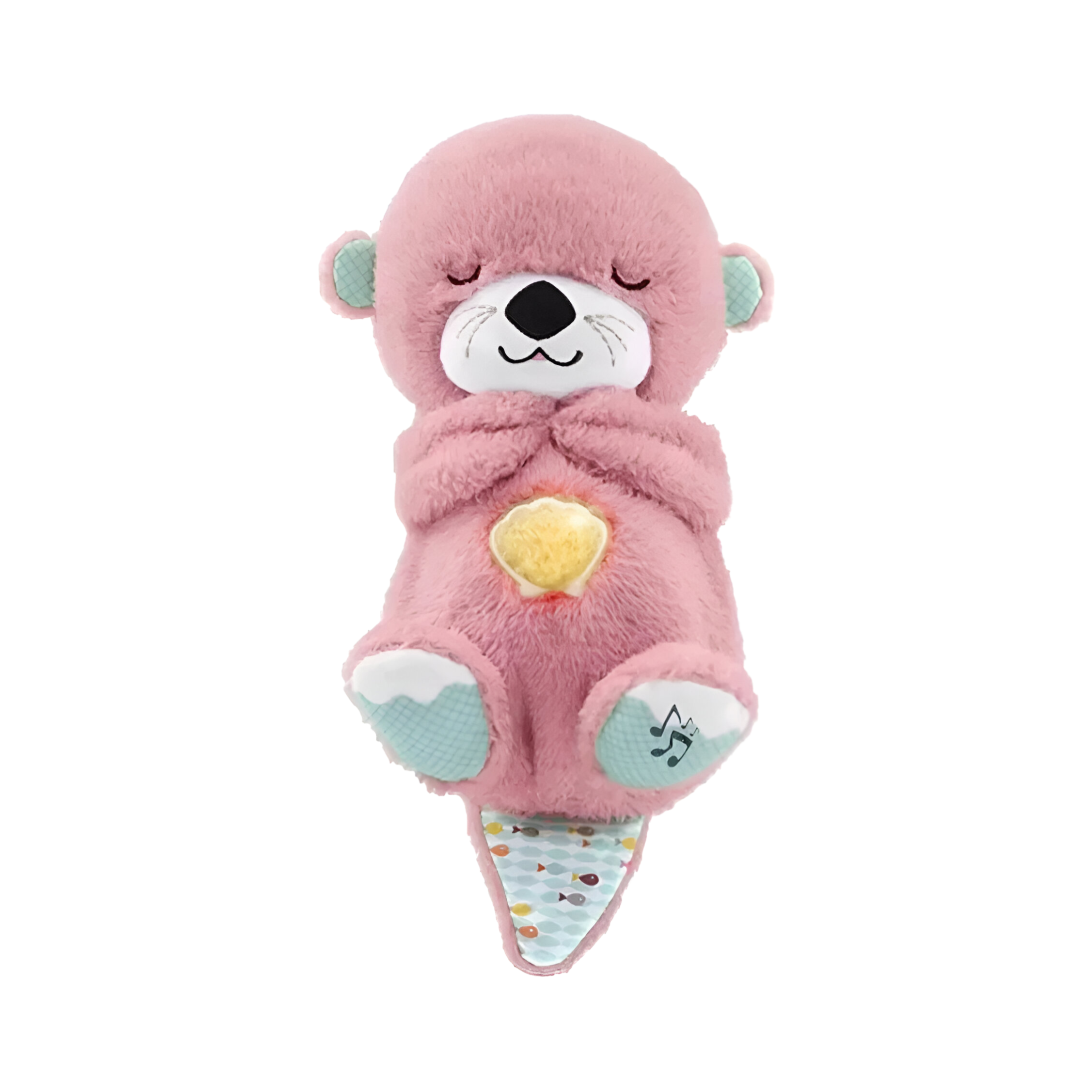 Snuggle Breathing Otter Bear | Soft Plush, Soothing Music & Ideal for Babies' Naptime and Bedtime Comfort