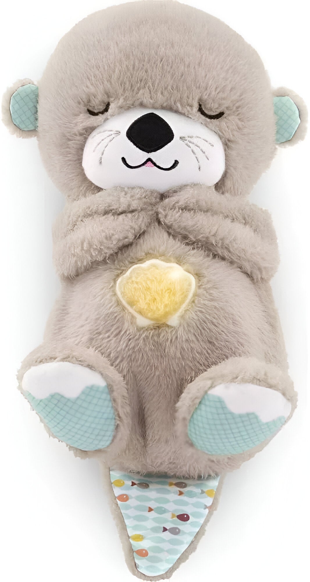 Snuggle Breathing Otter Bear | Soft Plush, Soothing Music & Ideal for Babies' Naptime and Bedtime Comfort