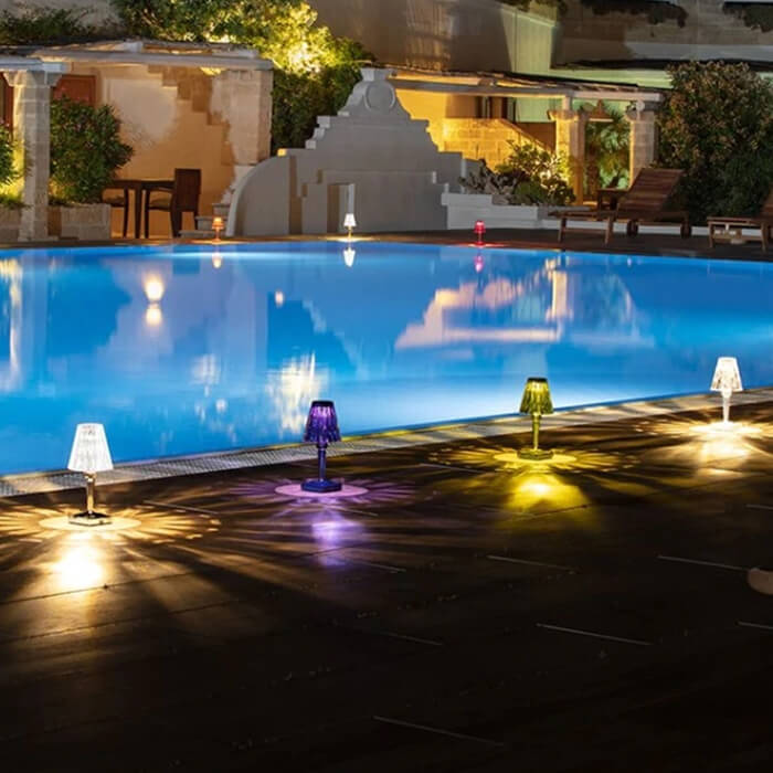 LED Crystal Table Lamp - Modern Decorative Lighting for Living Room, Bedroom & Office Use