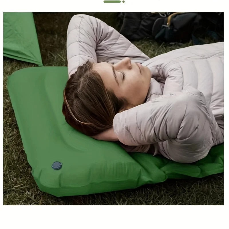 Inflatable Camping Mattress | Lightweight, Waterproof & Ergonomic Design for Outdoor Adventures