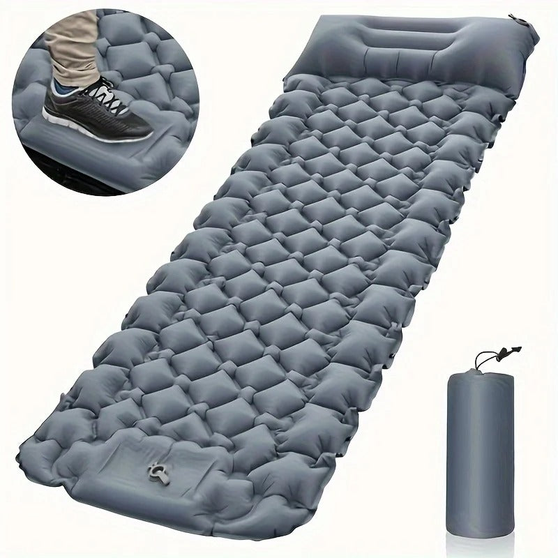 Inflatable Camping Mattress | Lightweight, Waterproof & Ergonomic Design for Outdoor Adventures