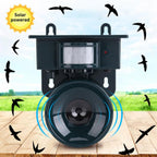 Motion Sensor Bird Deterrent | Eco-Friendly Pigeon Repeller with Sound Scarer for Gardens & Outdoor Spaces