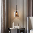 LED Pendant Lamp - Modern Adjustable Fixture with Clear Glass Shade for Kitchen & Dining Room Lighting