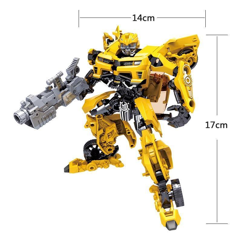 Optimus Bumblebee Transformer Action Figure Toys Suitable For Age 5+ Children