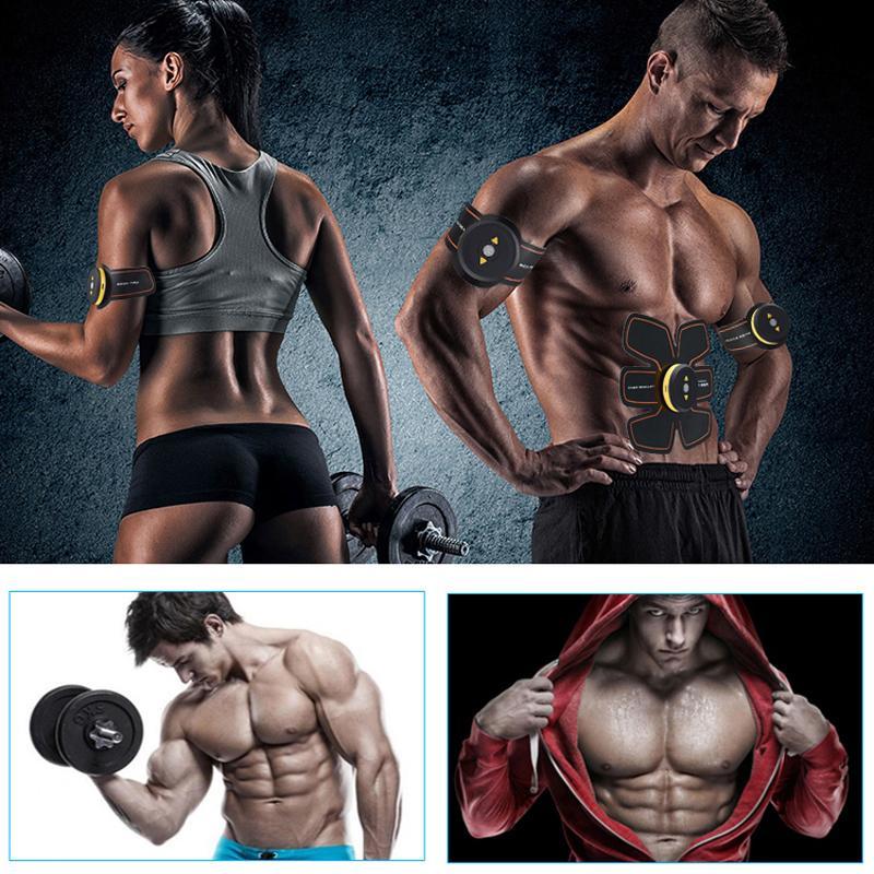 Advanced EMS Abs Stimulator – Electrical Muscle Stimulation for Core Strength & Fitness