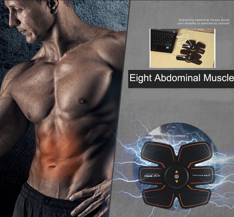 Advanced EMS Abs Stimulator – Electrical Muscle Stimulation for Core Strength & Fitness
