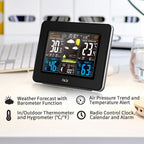 Personal Home Weather Station | Wireless Indoor/Outdoor Temperature & Humidity Monitoring for Home & Office Use
