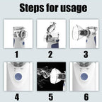 Portable Nebulizer | Compact, Silent & Ideal for Asthma Relief at Home or On-the-Go