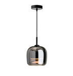 Nordic Black Glass Pendant Light Fixture for Kitchen Island & Dining Room Lighting