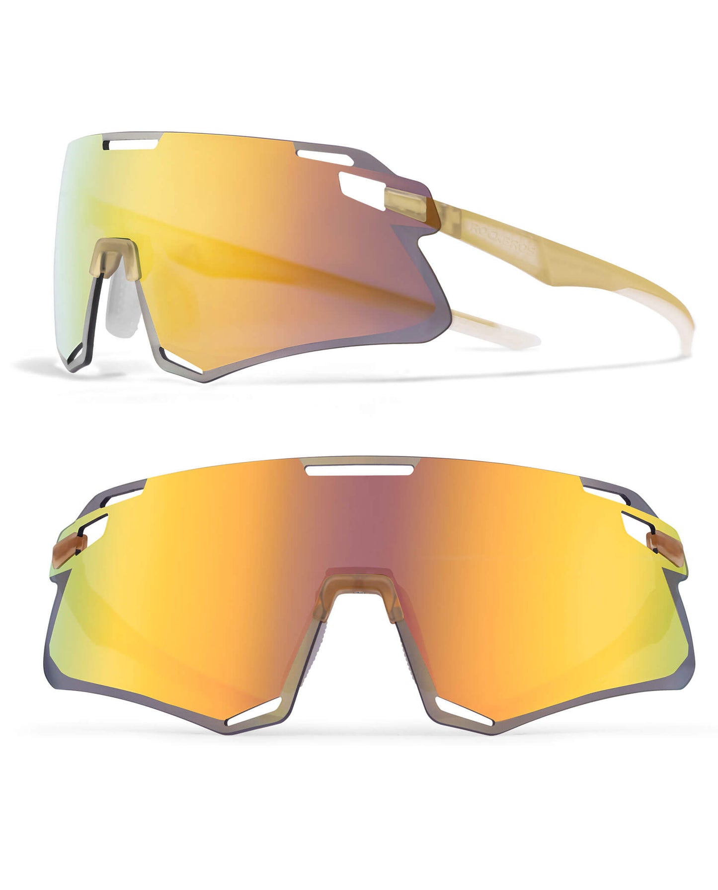 Photochromic Cycling Sunglasses | UV400 Protection, HD Curved Lens & Adjustable Fit for Golf, Hiking & Outdoor Sports