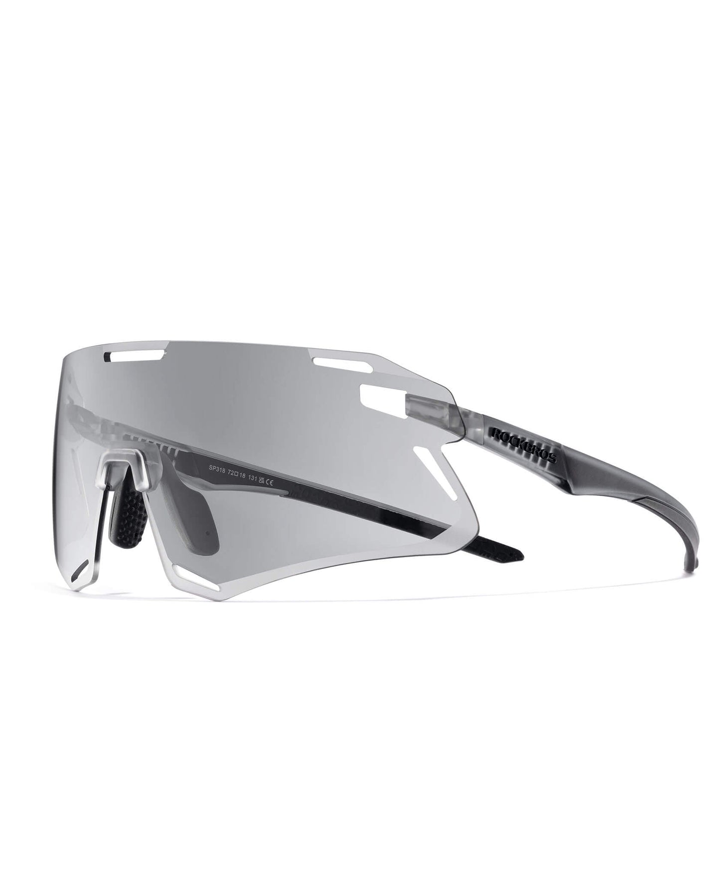 Photochromic Cycling Sunglasses | UV400 Protection, HD Curved Lens & Adjustable Fit for Golf, Hiking & Outdoor Sports