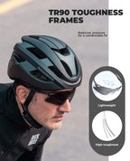 Photochromic Cycling Sunglasses | UV400 Protection, HD Curved Lens & Adjustable Fit for Golf, Hiking & Outdoor Sports
